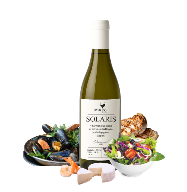 Mad der går med Solaris vin