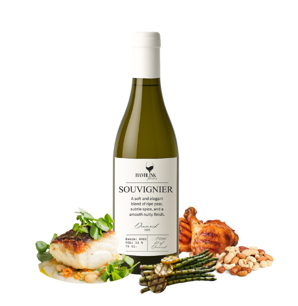 Mad der går med Souvignier vin